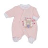 Pink Cute as a Button Sleep Suit