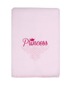 Girls Pink Princess Blanket
