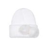 Unisex White Bobble Hat