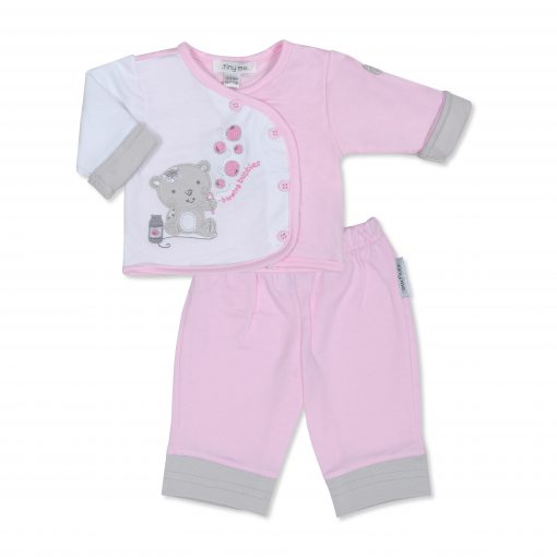 Girls Pink Bubbles Jacket and Trousers